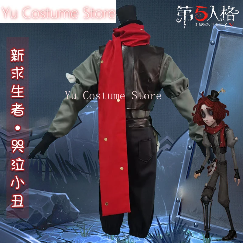 Ю Аниме! Identity V плачущий клоун Джокер новый игровой костюм Survivor униформа