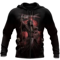 beautiful skull tattoo 3d full body print unisex luxury hoodie men sweatshirt zipper pullover casual jacket sportswear 87