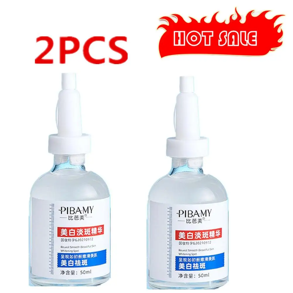 

2PCS Pibamy Black Spot Remover Chino Vitamin C Face Serum For Freckles For Women Men Blemish Anti-Wrinkle Essence Skin Care 50ml