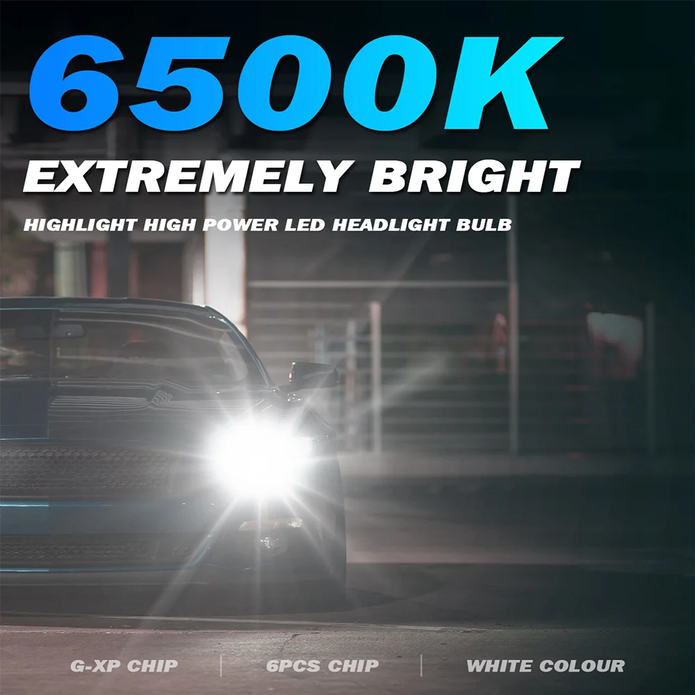 2 шт. H7 светодиодные лампы для фар супер яркие 20000Lm 6500K белые фары автомобилей Honda