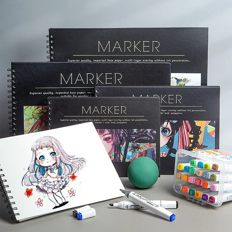 Hand-painted Art Design Drawing Book Suitable For Students And Children Sketch Book