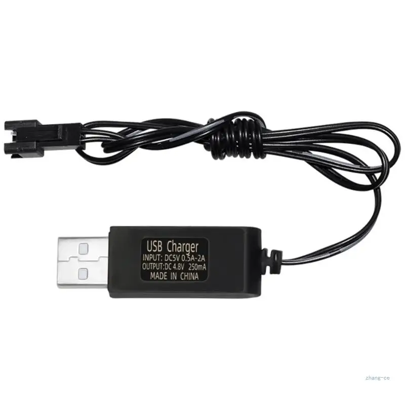 M5TD Charging Cable Battery USB Charger Ni-Cd Ni-MH Batteries Pack SM-2P Plug Adapter 4.8V 250mA Output