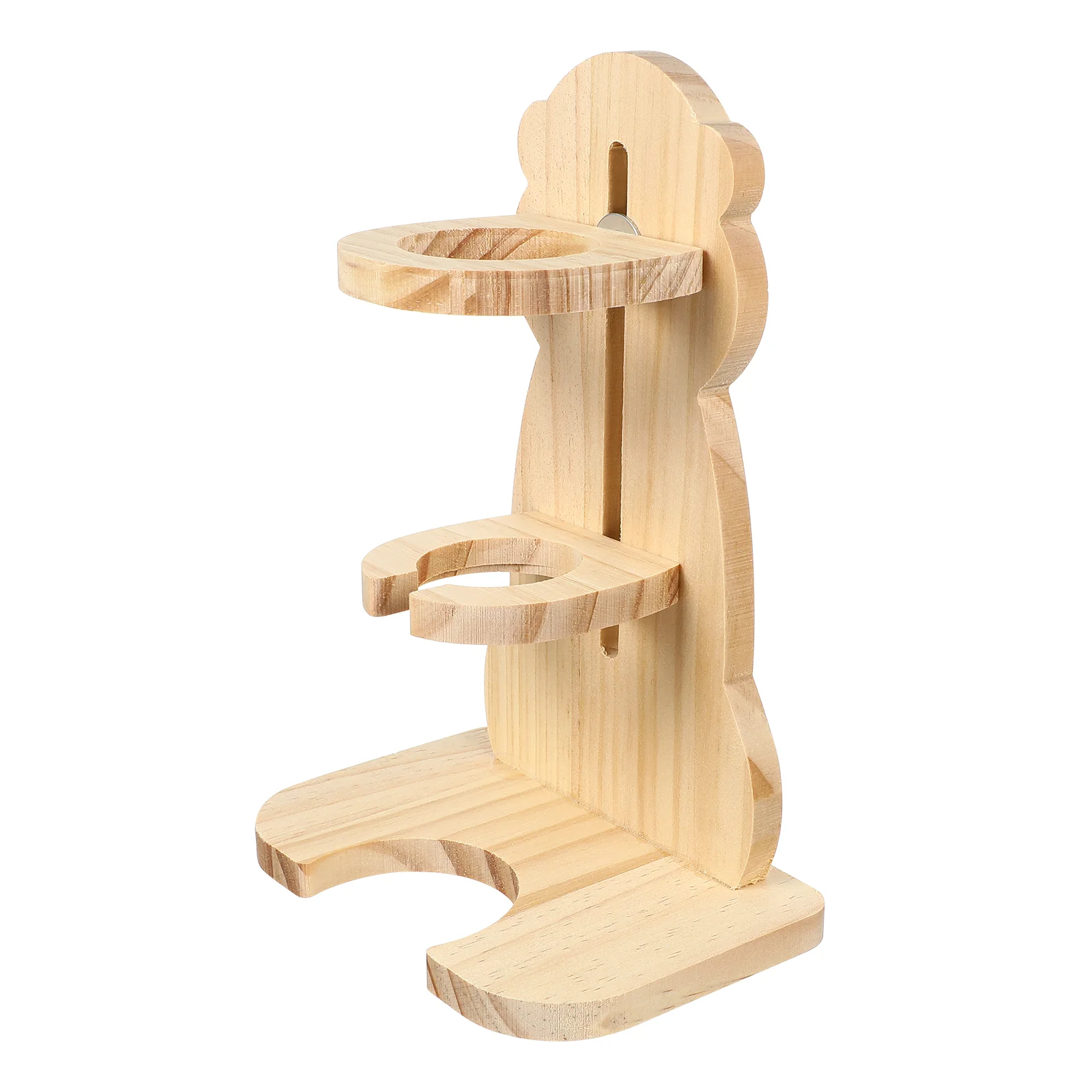 

1pc Gerbils Hamsters Water Bottle Stand Wood Pet Water Bottle Holder Rabbit Water Bottle Rack