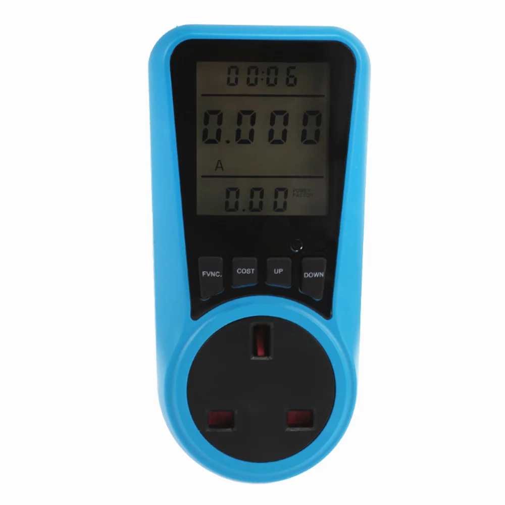 

PMB05-UK Socket Digital Voltage Wattmeter Power Consumption Watt Energy Meter AC Electricity Analyzer Monitor UK