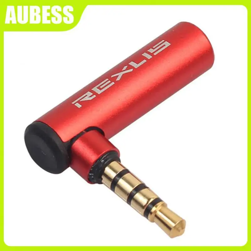 

90 Degree Universal Jack 3.5mm Male To 3.5mm Female OMTP To CTIA Conversion Audio Adapter Connector For Earphone High Quality