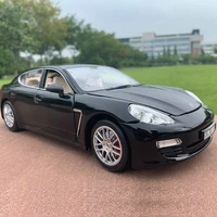 118 simulation alloy sports car model for porsche panamera with steering wheel control front wheel steering toy for children