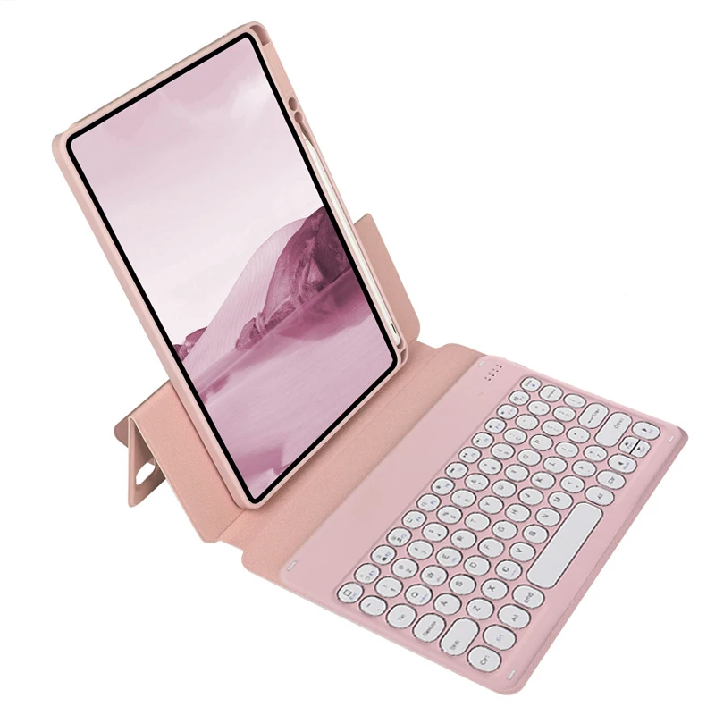 

For IPad Air 4 10.9 4th Generation Wireless Keyboard Tablet Case for IPad Air 2022 5th Russian Spanish Korean Keyboard Cover+Pen