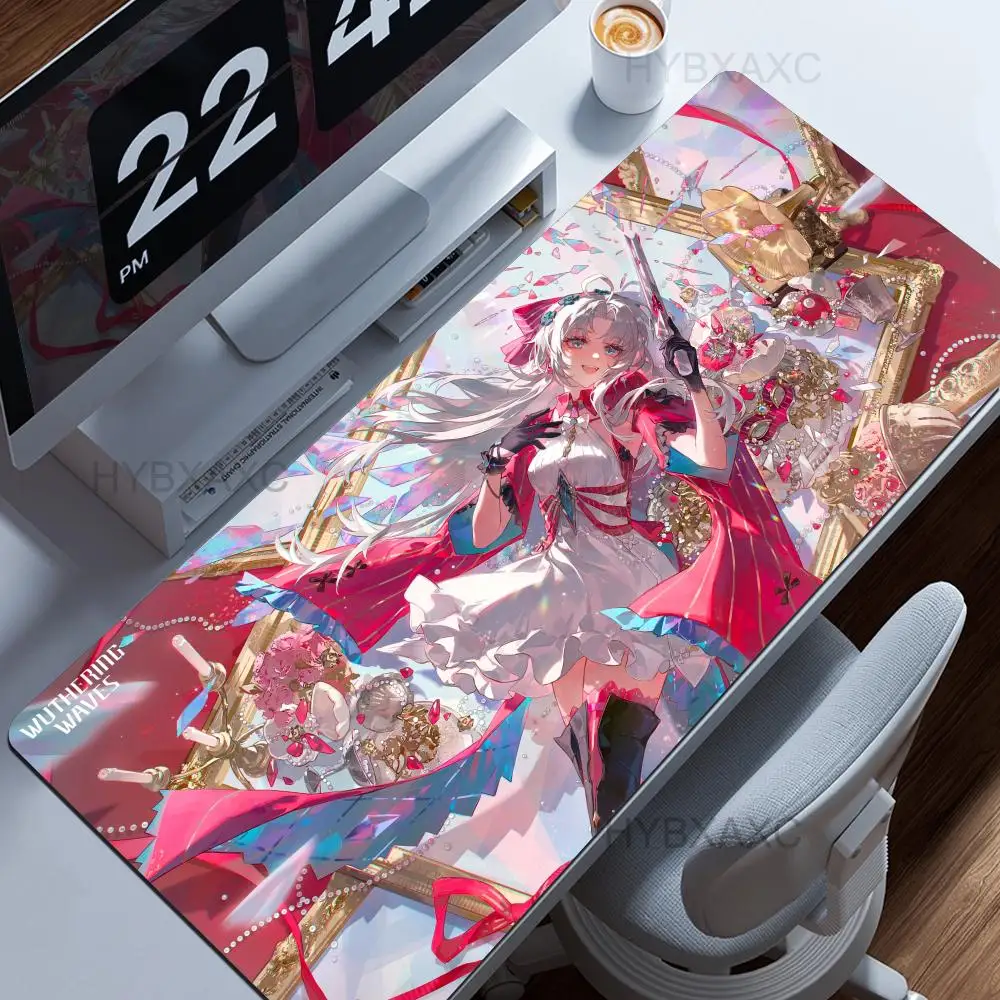 Carlotta Wuthering Waves геймер аниме коврик для мыши компьютерный стол настольный XXL