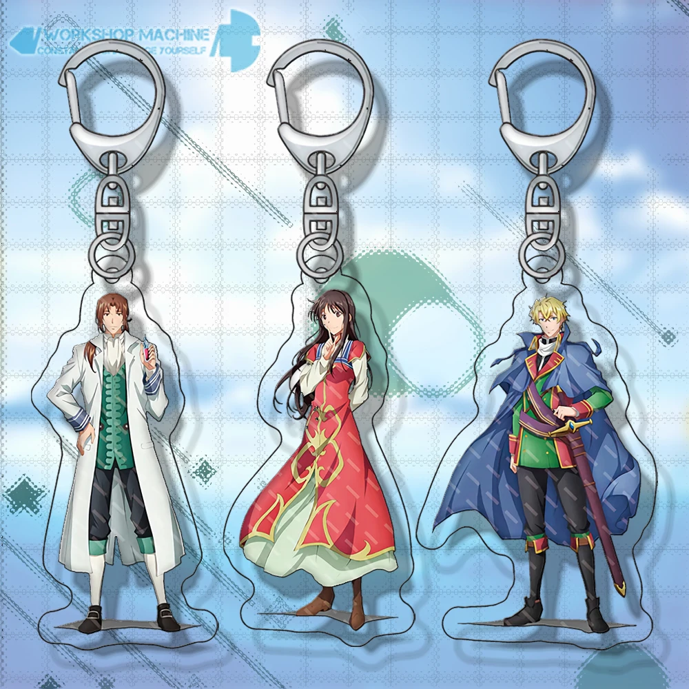 

The Saint's Magic Power Is Omnipotent Anime Couple Student Bag Pendant Keychain Acrylic Keyring High Precision Gift Figure 6cm