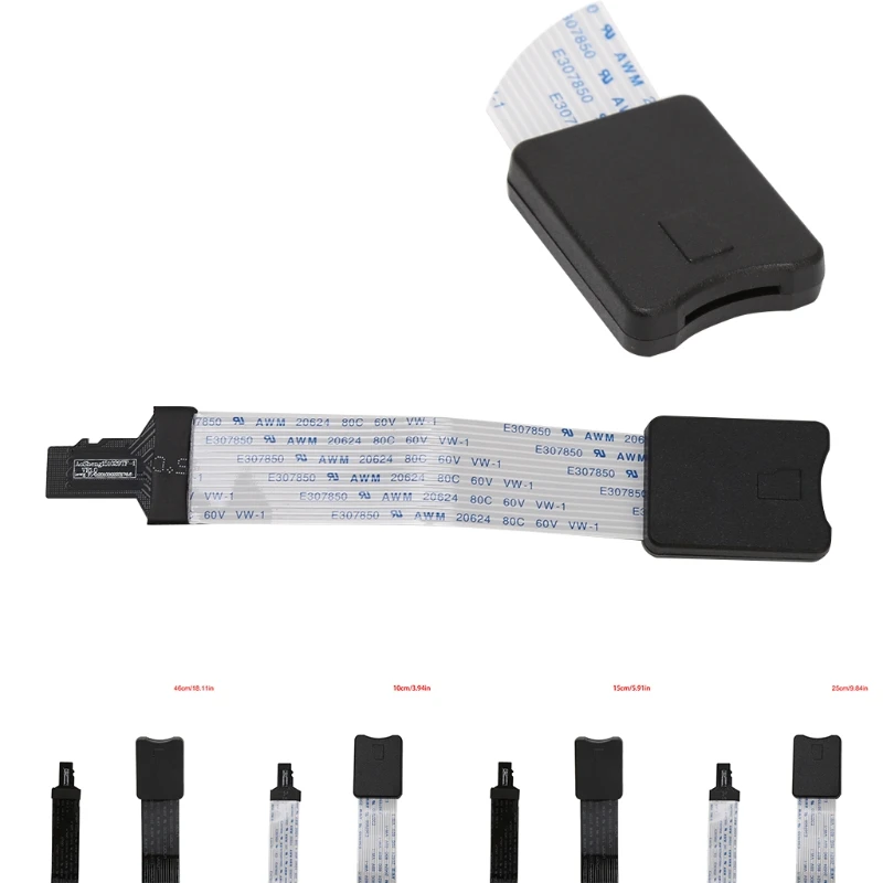 

2022 New TF Male To MicroSD Female Card Reader Extension Adapter Cable For Phone GPS TV