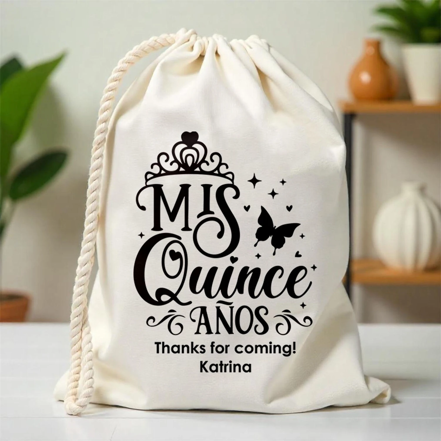Фото Сумка для вечеринки Miss Quince на заказ, 20/30/50 шт., сувенир для вечеринки Quinceanera, сувенир для вечеринки в честь дня рождения для девочек-подростков, сувенир для вечеринки в честь 15-го дня рождения №1