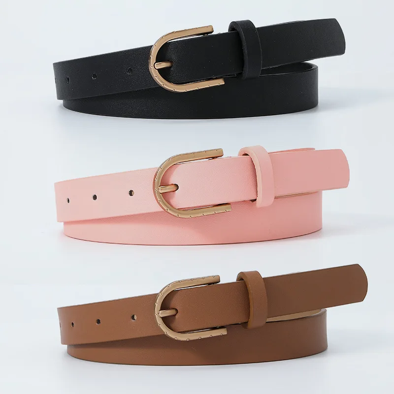 High-quality Alloy Pin Buckle Belts Black Waistband Belt 2023 New Pattern Woman Fashion Hot Sale Leather Belts