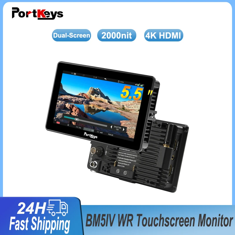Portkeys BM5IV WR 5 5-дюймовый сенсорный монитор с управлением камерой Полевой Камера 3D LUT