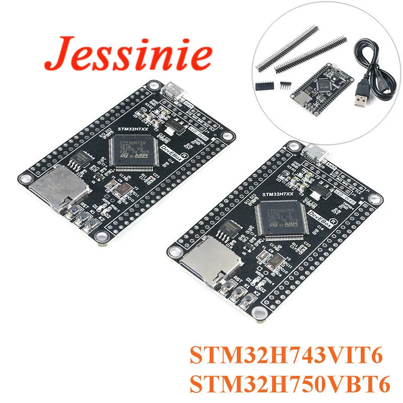 

Макетная плата STM32H750VBT6 STM32H743VIT6 STM32H7, системная плата STM32, материнская плата M7, TFT-интерфейс с USB-кабелем