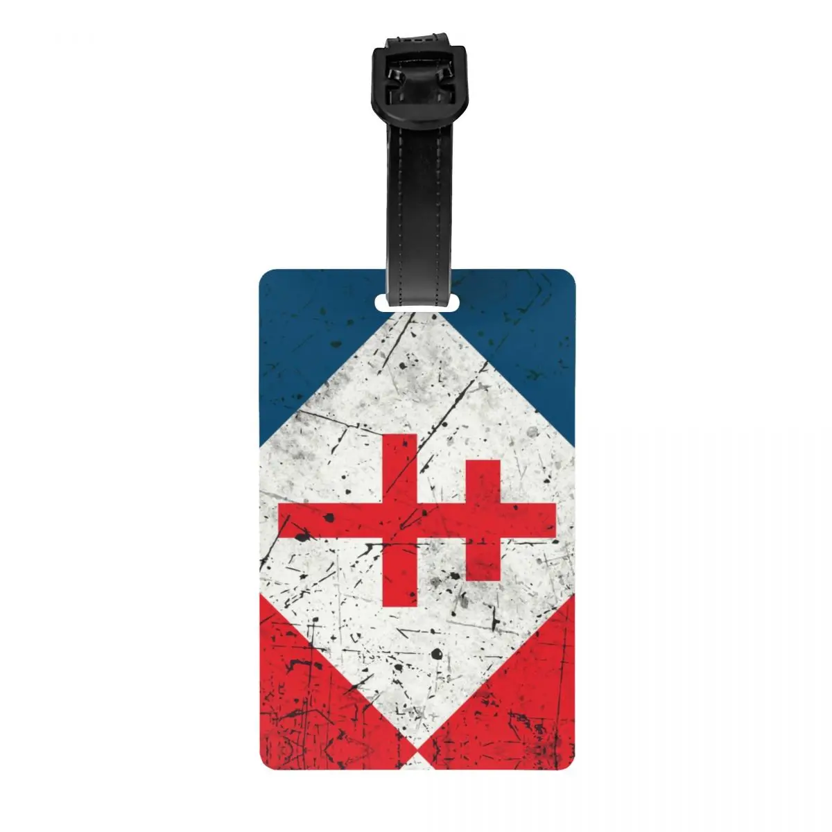 

Винтажный флаг Лотарингии, бирка для багажа, для путешествий, чемоданов, Бесплатная французская Обложка для личной безопасности, имя, удостоверение личности