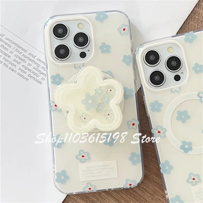 Корейский милый цветок встряхивание магнитный держатель телефона Griptok Grip Tok подставка для телефона поддержка iPhone для Magsafe аксессуары Smart Tok (art.: 3920cfc8f1da0) - 3920cfc8f1da0