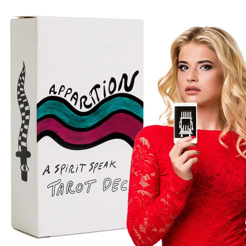 

New Apparition A Spirit Speak Tarot Fate Divination Tarot Deck Fortune-telling Oracle Cards Party Entertainment Board Game