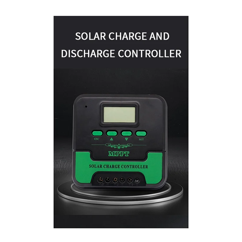Контроллер заряда солнечной батареи с ЖК-дисплеем 20 А 12/24 в