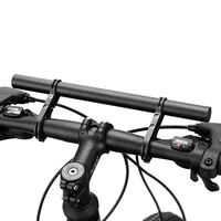 30cm tube bicycle handlebar extender mount mtb bike cycling aluminum alloy headlight bracket lamp flashlight holder accessorie