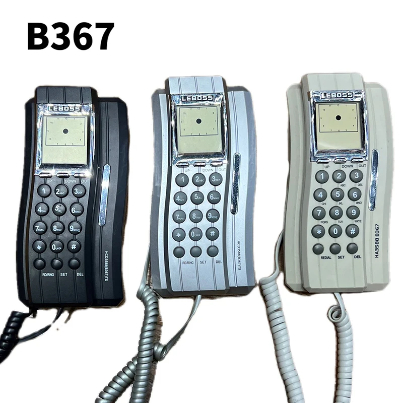 Desk Wall Dual-use Telephone Caller ID Small Extension Telephone For Commercial Office Hotel