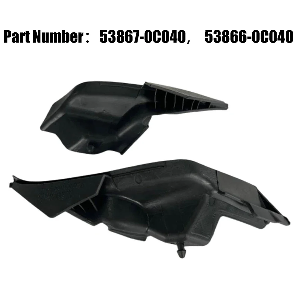 2 шт. автомобильные передние стеклоочистители боковые удлинители капота для Toyota