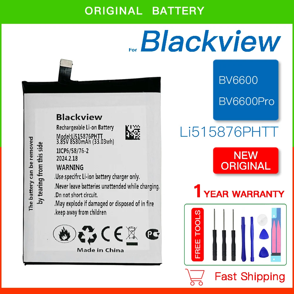 Li456182PHTT-B BV8800 BL8800 10000mAh Сменный аккумулятор для телефона Blackview BV8800pro Smartphon батареи +