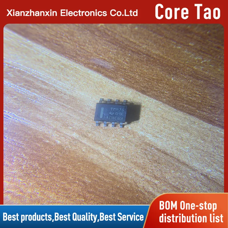

10pcs/lot TMP75AIDR TMP75 SOP8 The patch temperature sensor