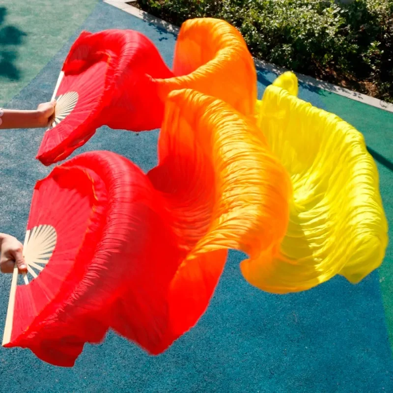 Женская Фата для танца живота шелковая фата из 100% натурального шелка 1 пара 180*90 см