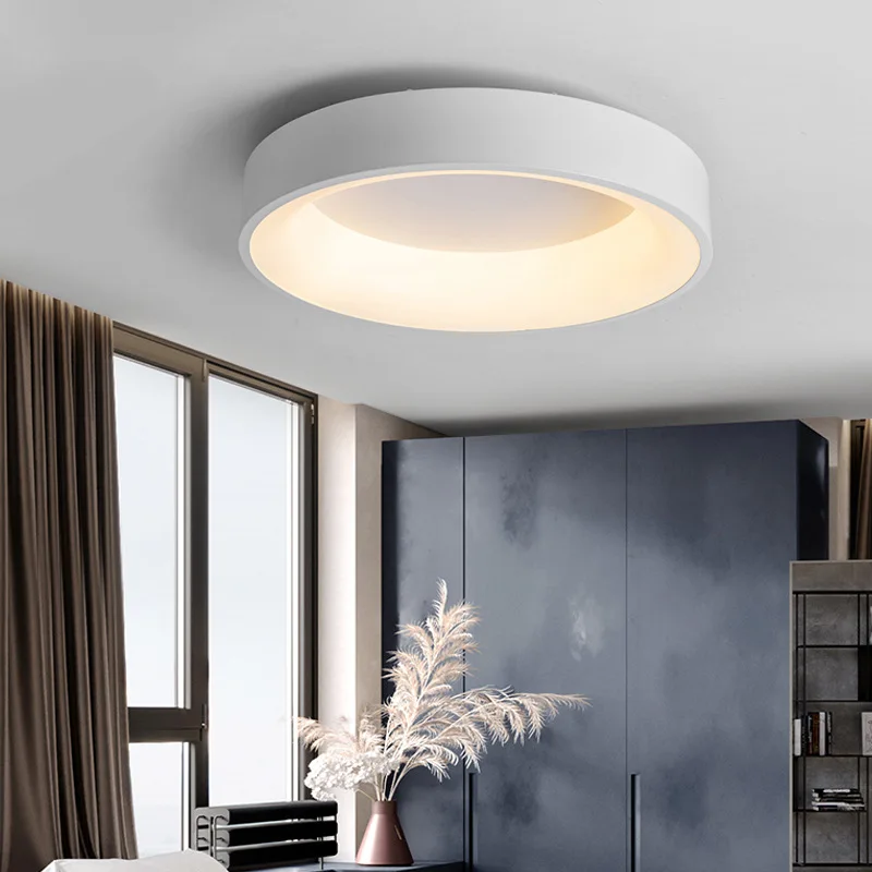 Nordic Round Master Bedroom Lamp Room of Contemporary and Contracted Sitting  Porch Absorbs Dome Light   Ceiling