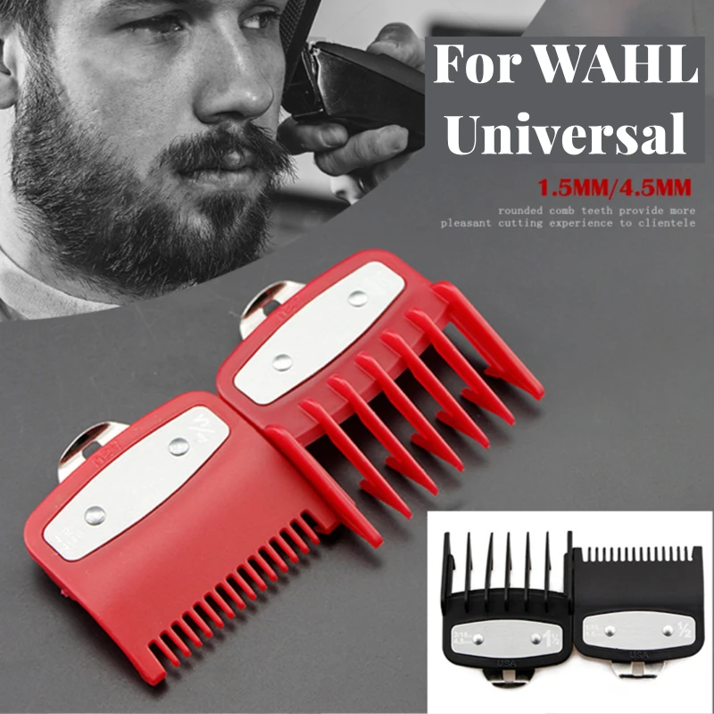 2PCS For Wahl Hair Clipper Guide Comb Beard Trimmer Comb Tri