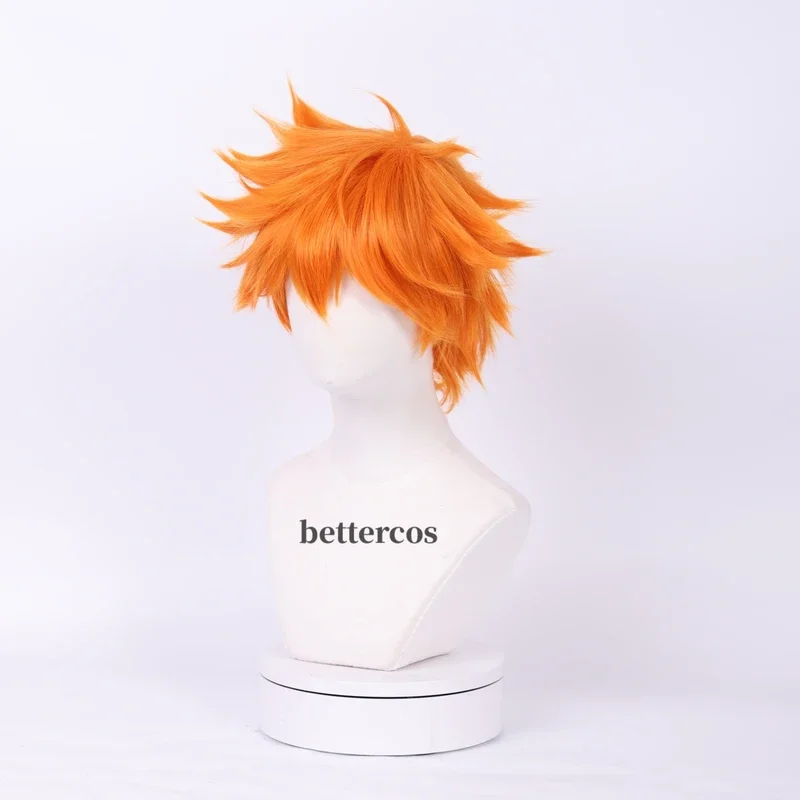 Аниме Shoyo Hinata Syouyou короткий оранжевый Косплей Костюм парик