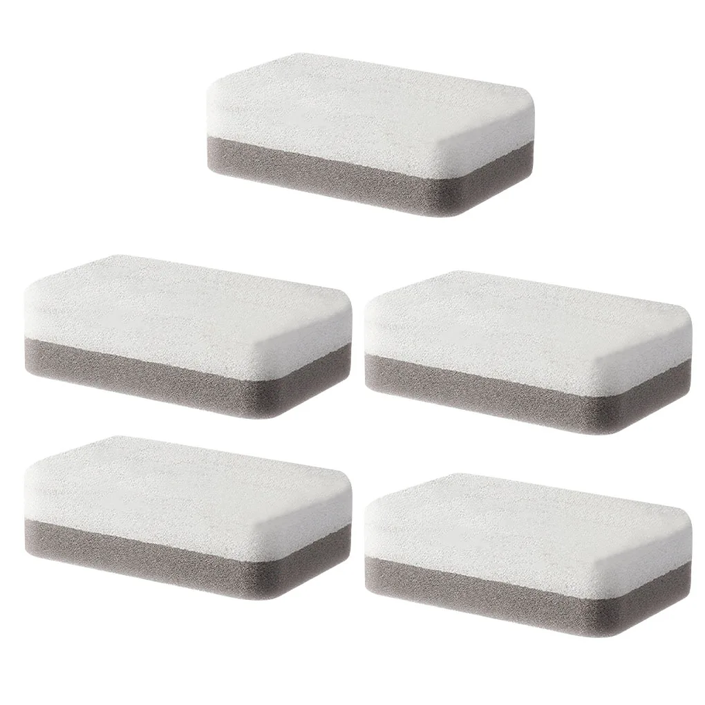 

5pcs/set Home Double-sided Cleaning Sponge Scouring Pad Cleaning Sponges Household Accessories Kitchen Bathroom Cleaning Tools