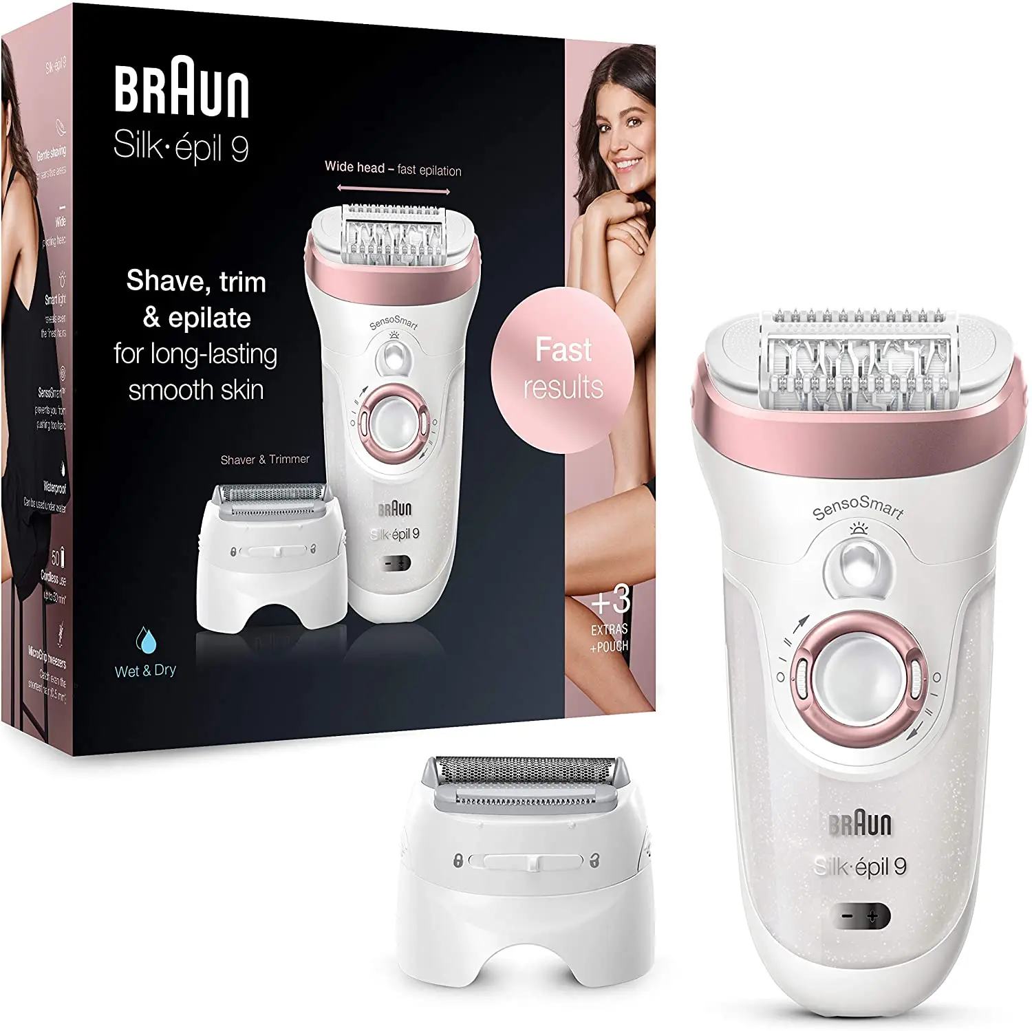 And Trimmer Head, Micro-grip Cordless Wet And Dry