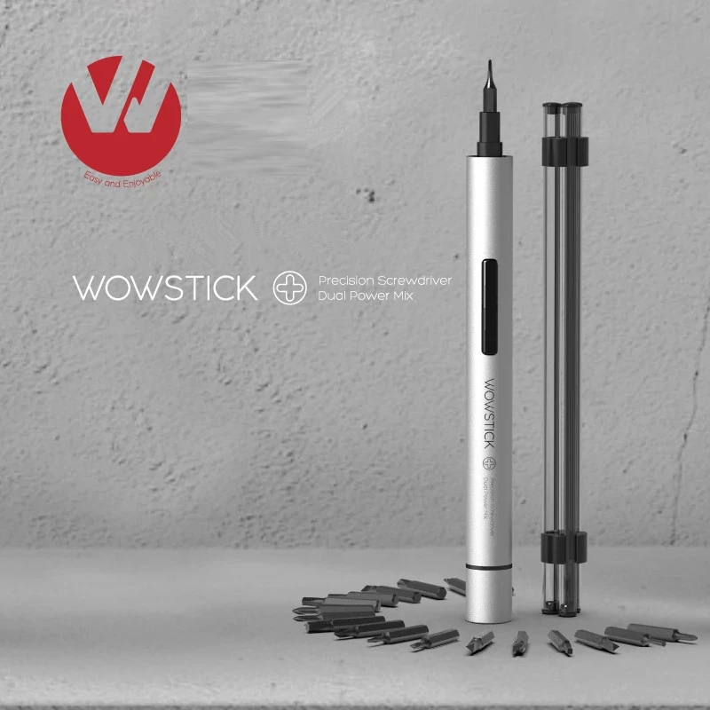 

Wowstick 1p+ Electric Screwdriver Kit Cordless Power Screwdriver Multi-Positional S2 Aluminum Alloy Phone Repair