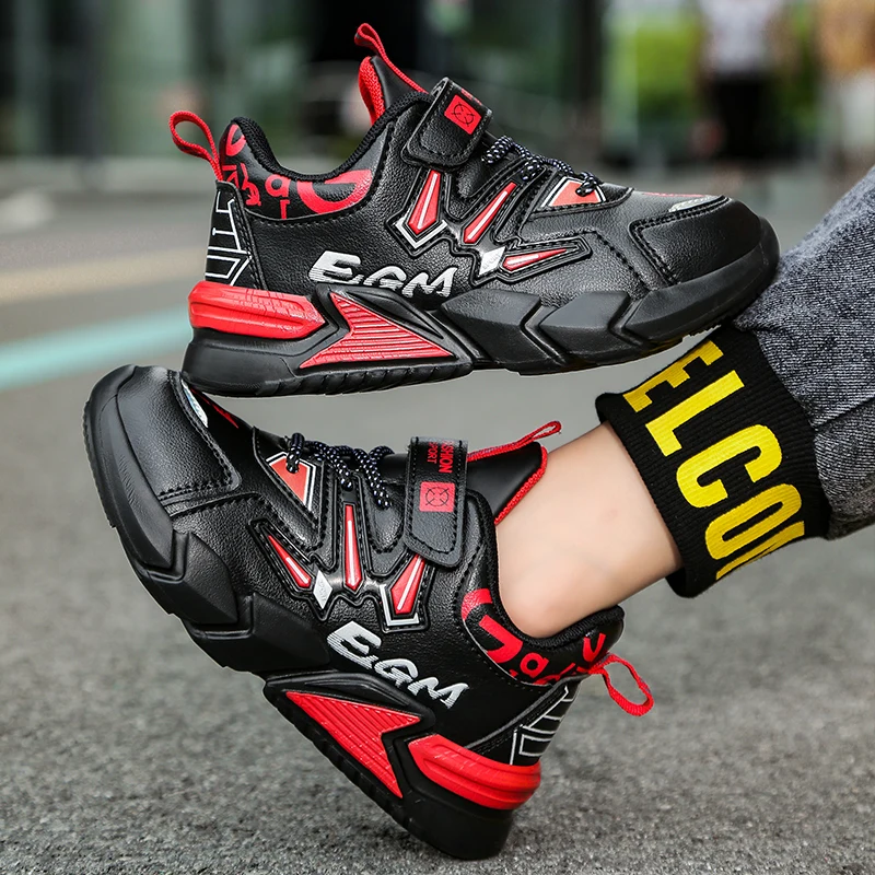 Детские кроссовки для мальчиков на осень и зиму детская теплая хлопковая обувь