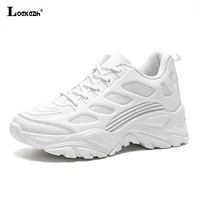 loekeah women walking sneakers breathable casual shoes comfortable outdoor sports shoes fashion height increasing footwear