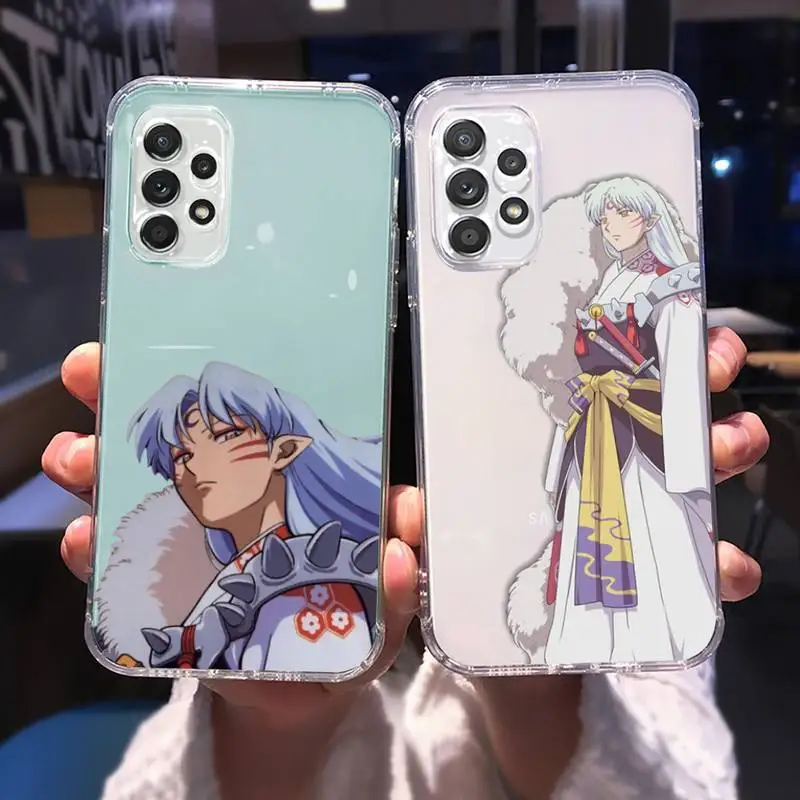 

Anime Inuyasha Phone Case For Samsung A 51 50 52 12 21s 31 40 70 71 note S 20 10 21 ultra plus fe clear coque shell