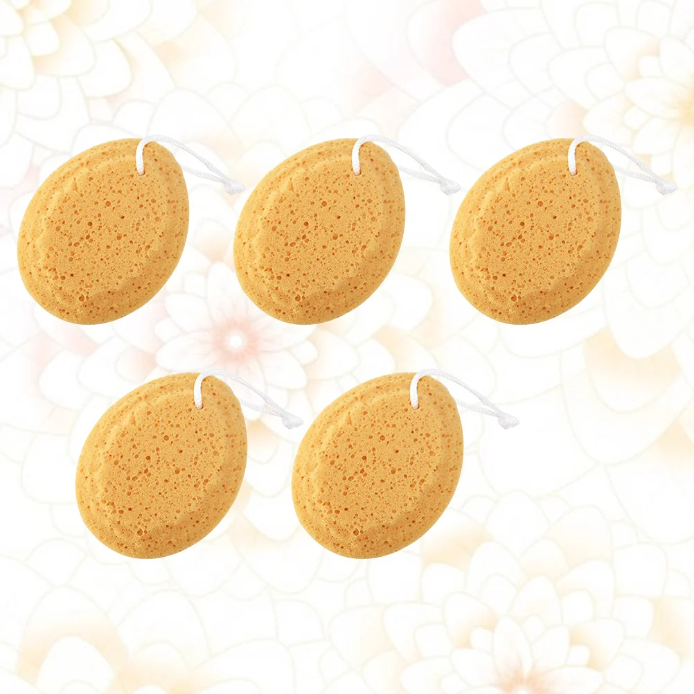 

Sponge Shower Bathsponges Body Natural Exfoliating Honeycomb Sea Baby Loofahseaweed Soft Bathing Wool Feel Loofahs