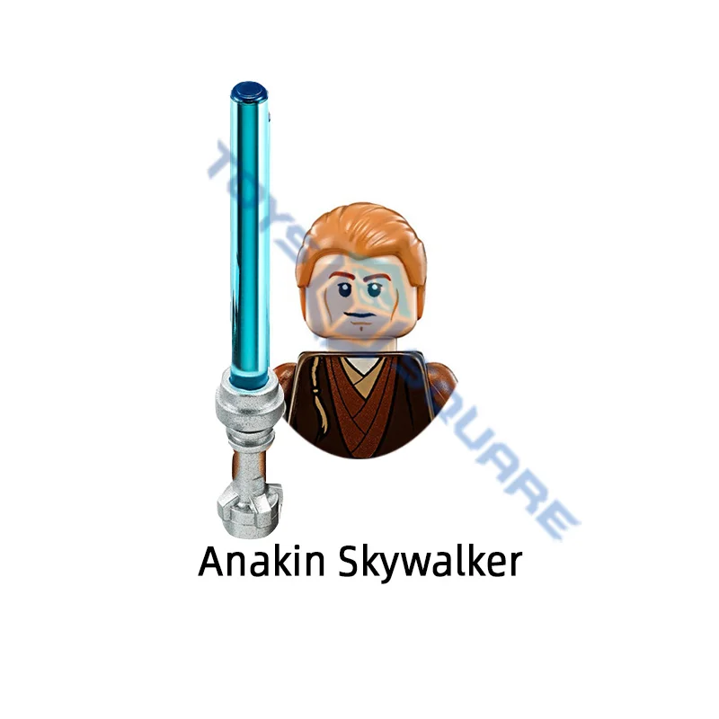 Конструктор Master Yoda Gungan Marazili Финн Энакин Скайуокер даже модель Piell Leia кубики набор