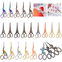 stainless steel bird plum nail scissors diy hand seamstress cross stitch scissor needle arts sewing accessories manicure tools