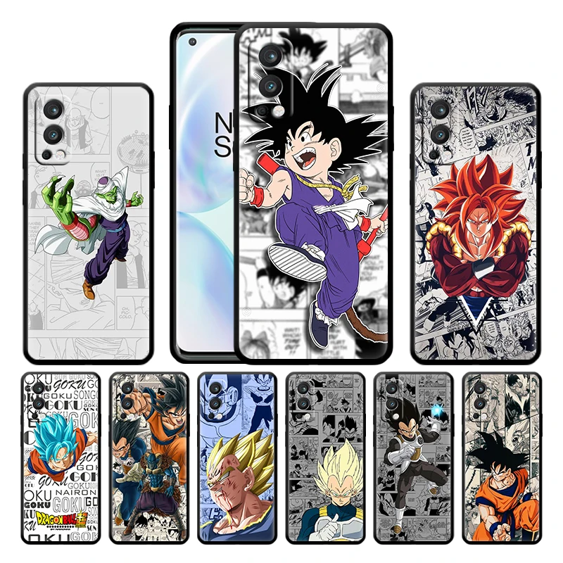 

Cartoon Dragon Ball Z For OnePlus Nord 2 CE 5G 9 9Pro 8T 7 7ro 6 6T 5T Pro Plus Silicone Soft TPU Black Phone Case Cover Coque