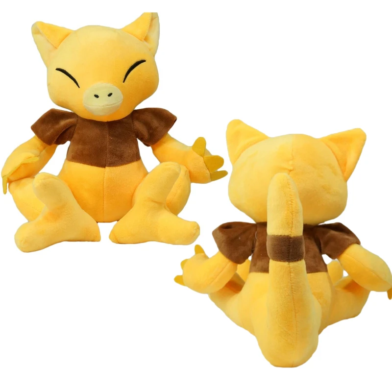 

26cm Pokemon Anime Kawaii Abra Plush Model Doll Cute Alakazam Monster Soft Room Decoration Throw Pillow Toys Kids Birthday Gift