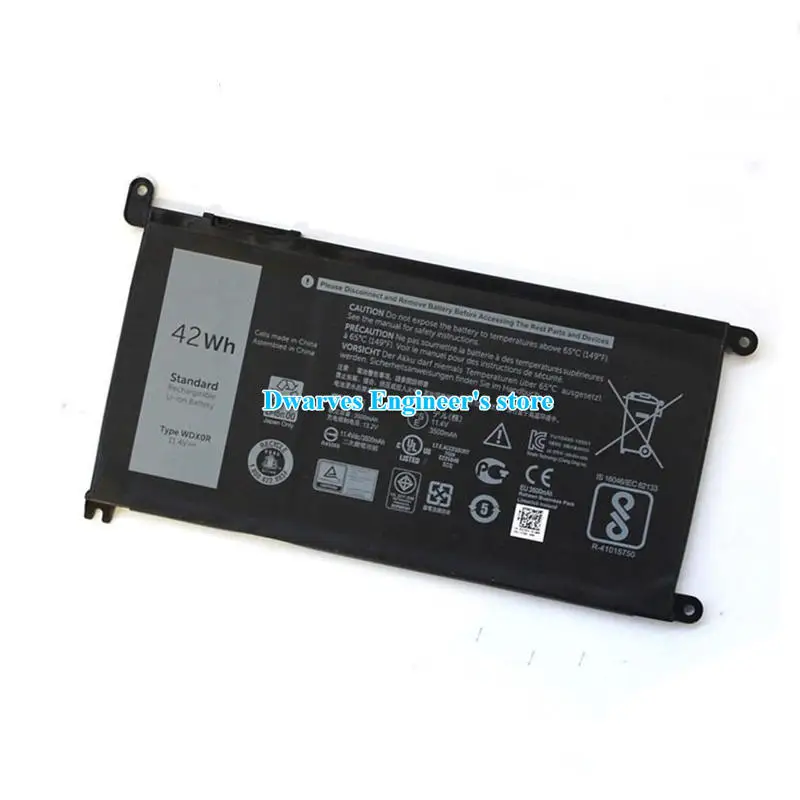 Фото Аккумулятор WDX0R для Dell Inspiron 15-7560 15 5538 15 5567 15 5568 15 7000 11,4 P61F Ins14-7460-D1525G WDXOR T2JX4 3CRH3 V №2