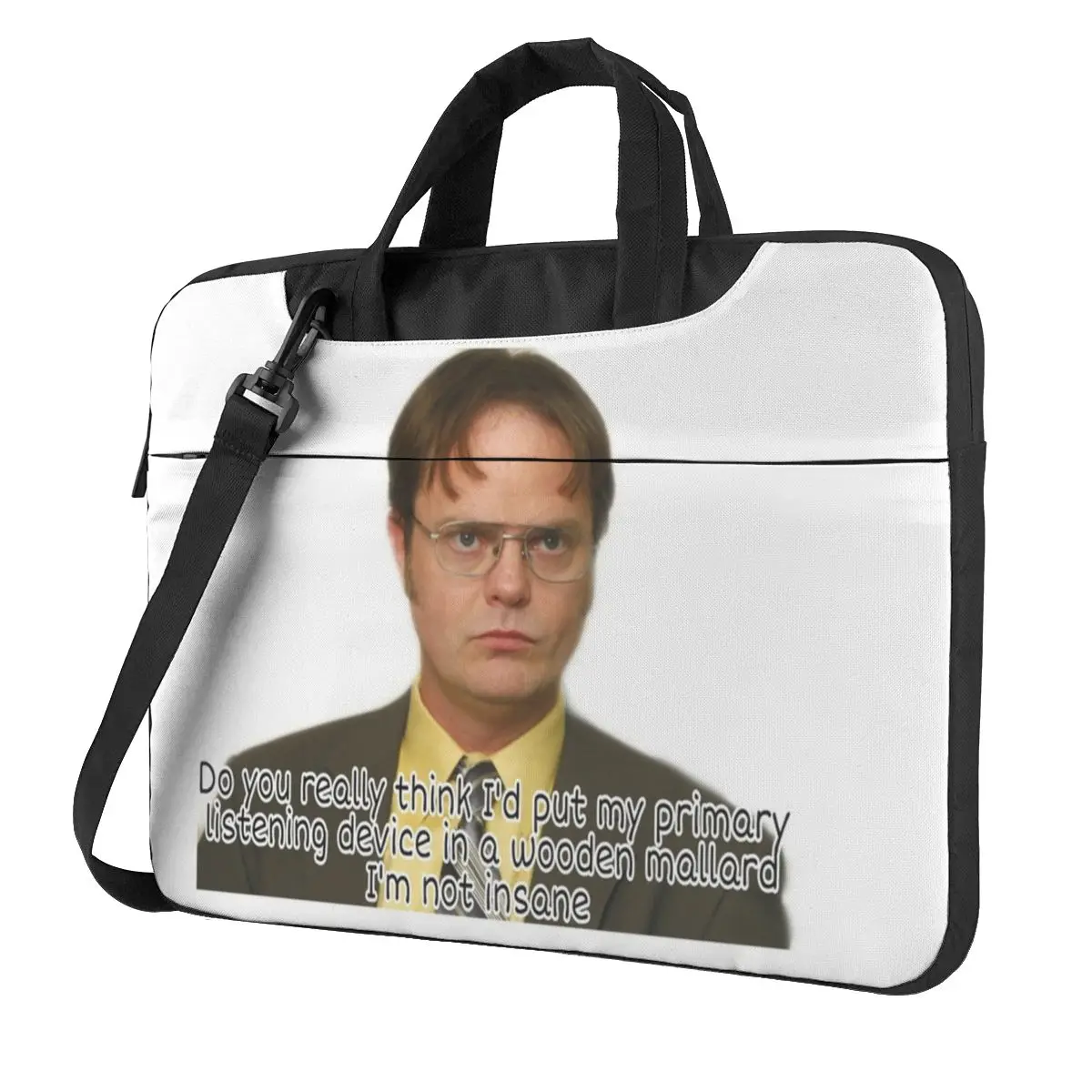 

Dwight Quote Laptop Bag the office Kurt funny jim halpert For Macbook Air Pro Acer Dell Business Waterproof Case 14 15.6 Pouch