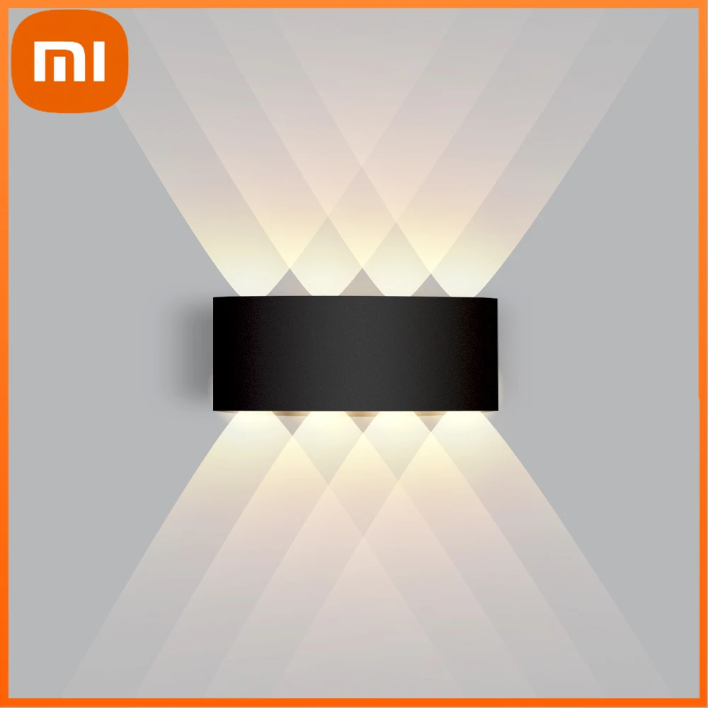 

Светодиодный настенный светильник Xiaomi IP65, наружное водонепроницаемое освещение для сада, алюминиевая лампа для спальни, гостиной, лестницы...