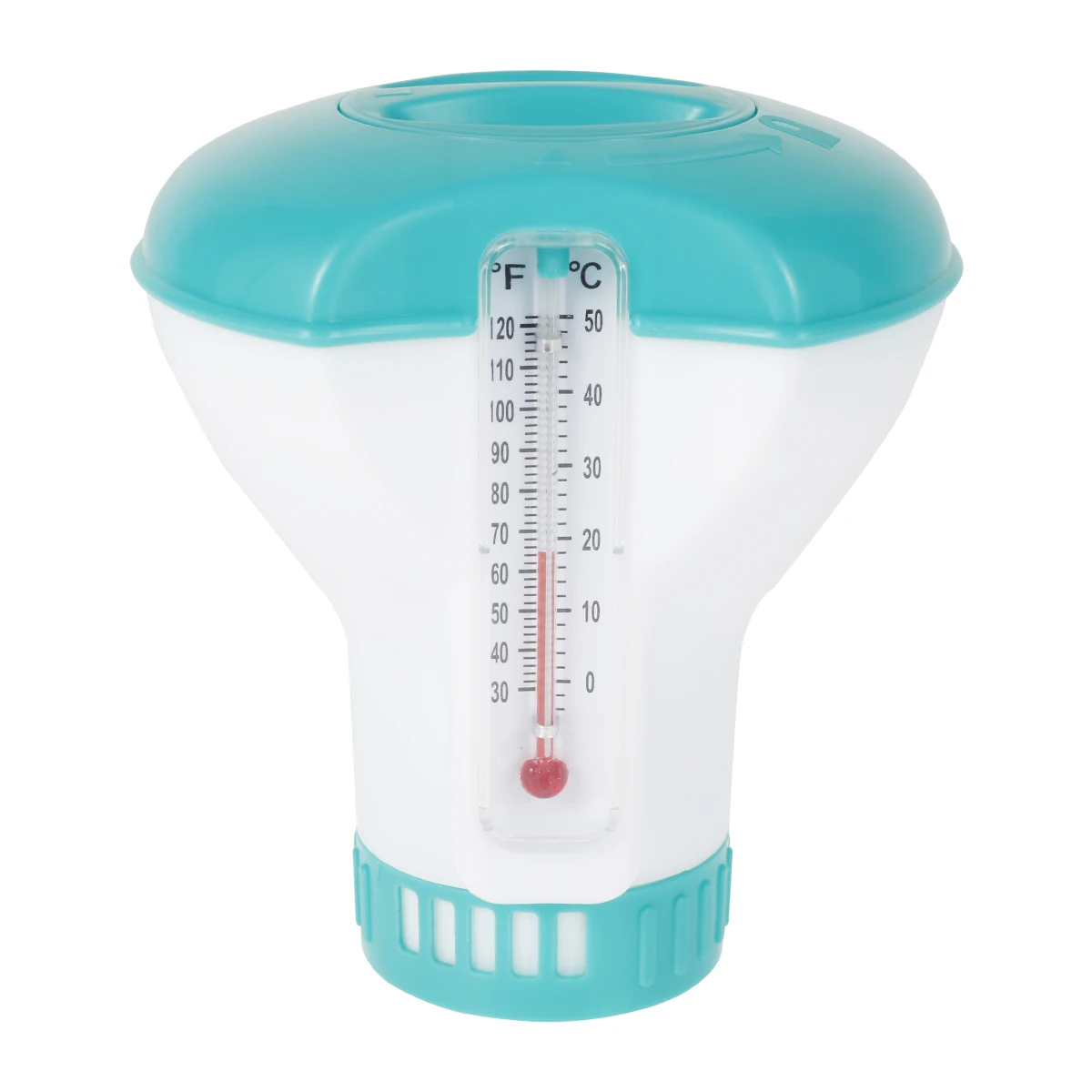 

5 Inch Chlorine Floater with Thermometer Floating Chemical Chlorine Dispenser Adjustable Automatic Chlorine Tablet Sterilizer