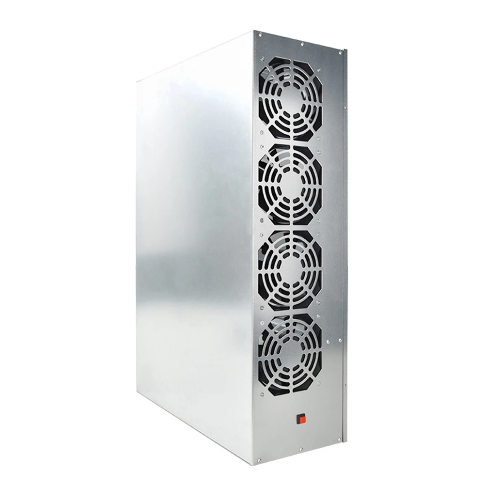 

BTC-S37 T37 D37 Mining Chassis Case Combo 8 GPU Rig Motherboard with 4 Fans for BTC Bitcoin Miner BTC T37 D37