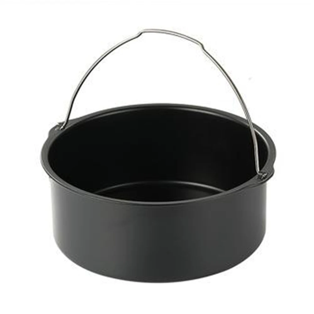 Стальная сковорода для пиццы аксессуары фритюрницы 6 7 8 дюймов подходит всех