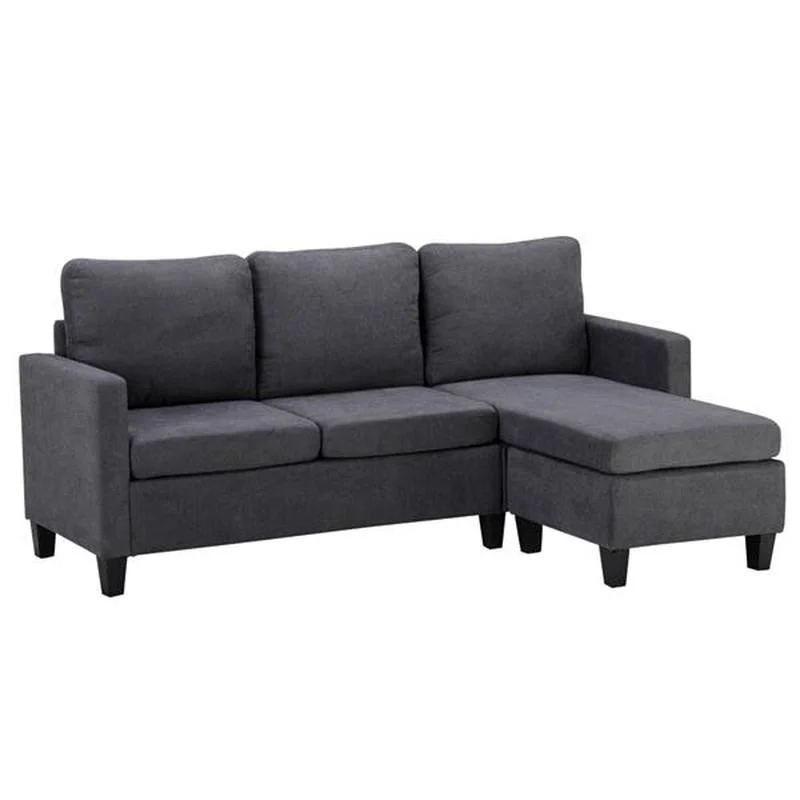 

Double Chaise Longue Combination Sofa Dark Grey 196*68*80cm