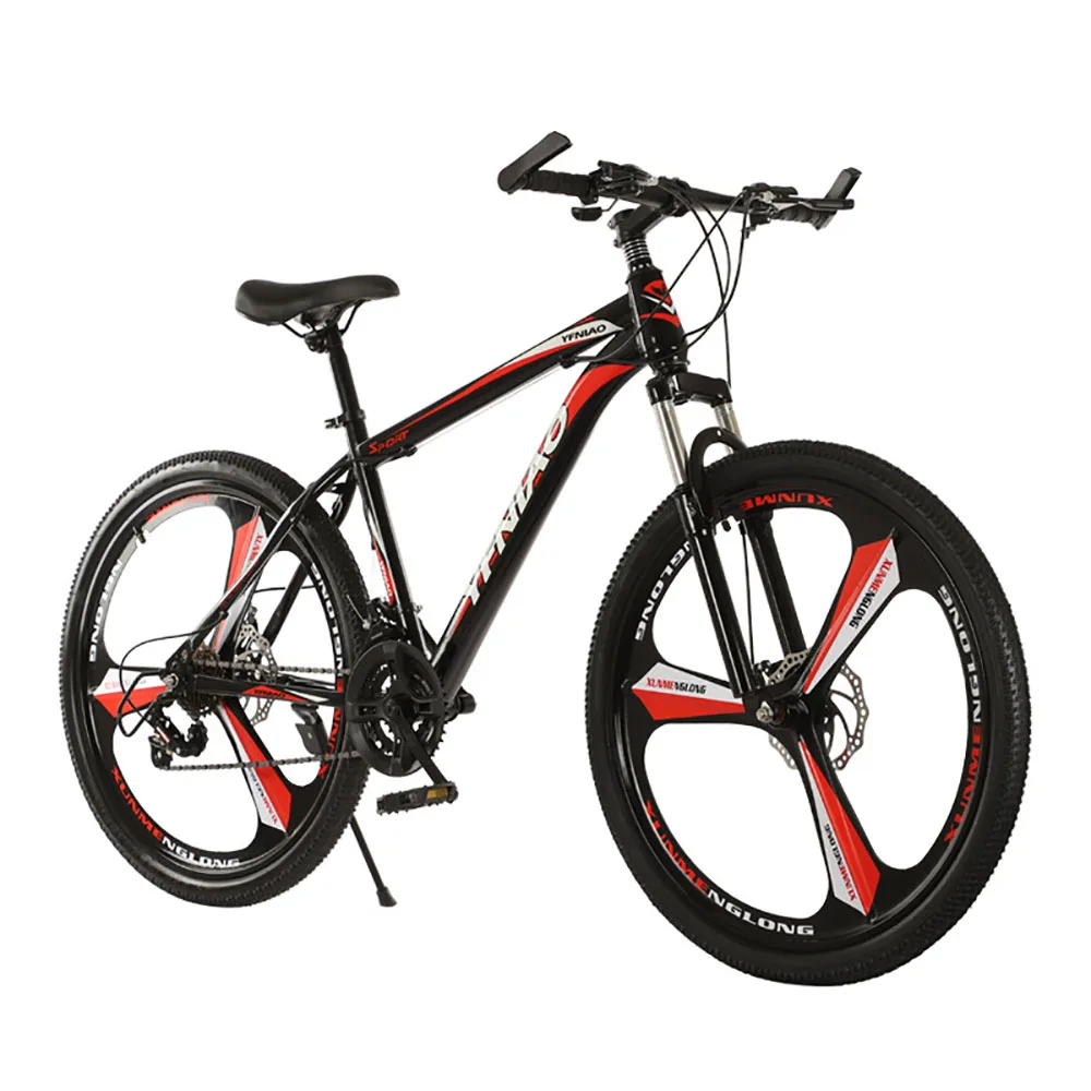 

Горный велосипед с переменной скоростью, колеса 26 дюймов, рама из высокоуглеродистой стали, двойной механический дисковый тормоз, электростатическая краска